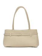 Manu Atelier "Le Cambon East West" Medium Shoulder Bag - White