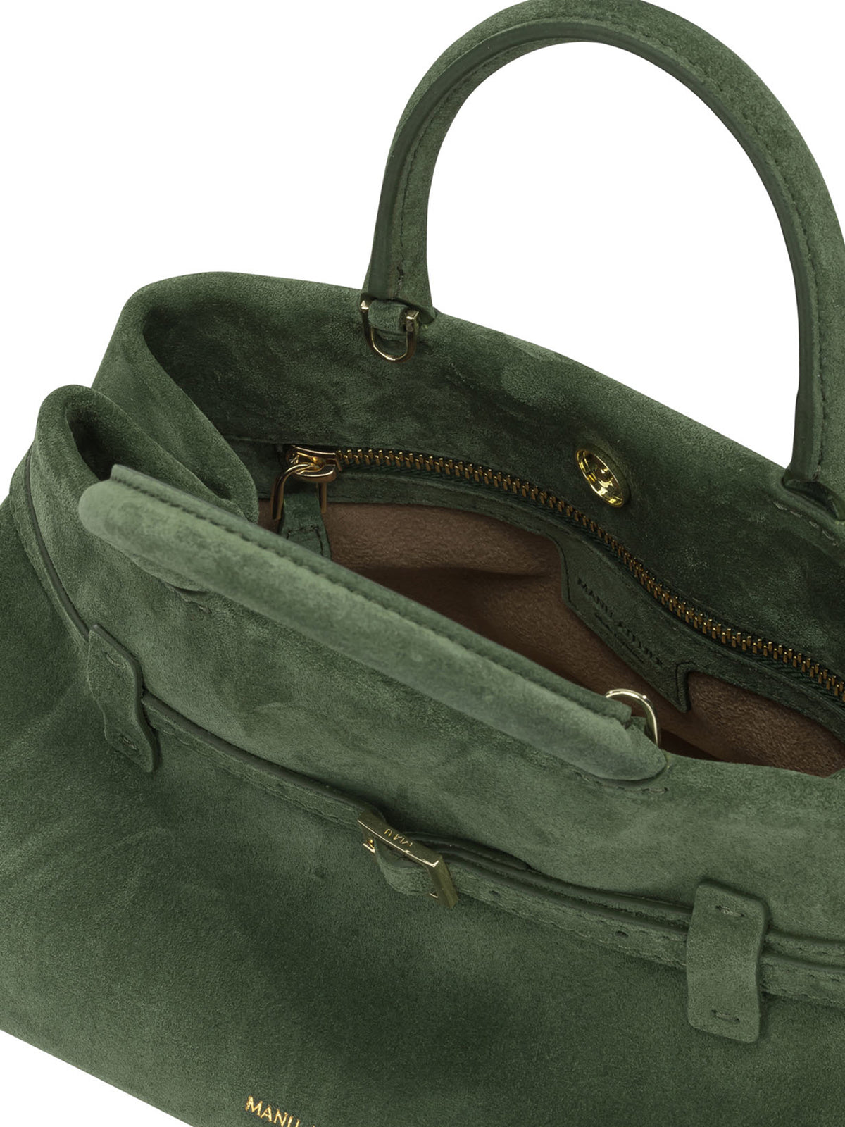 Manu Atelier "Le Cambon 25" Small Handbag - Green