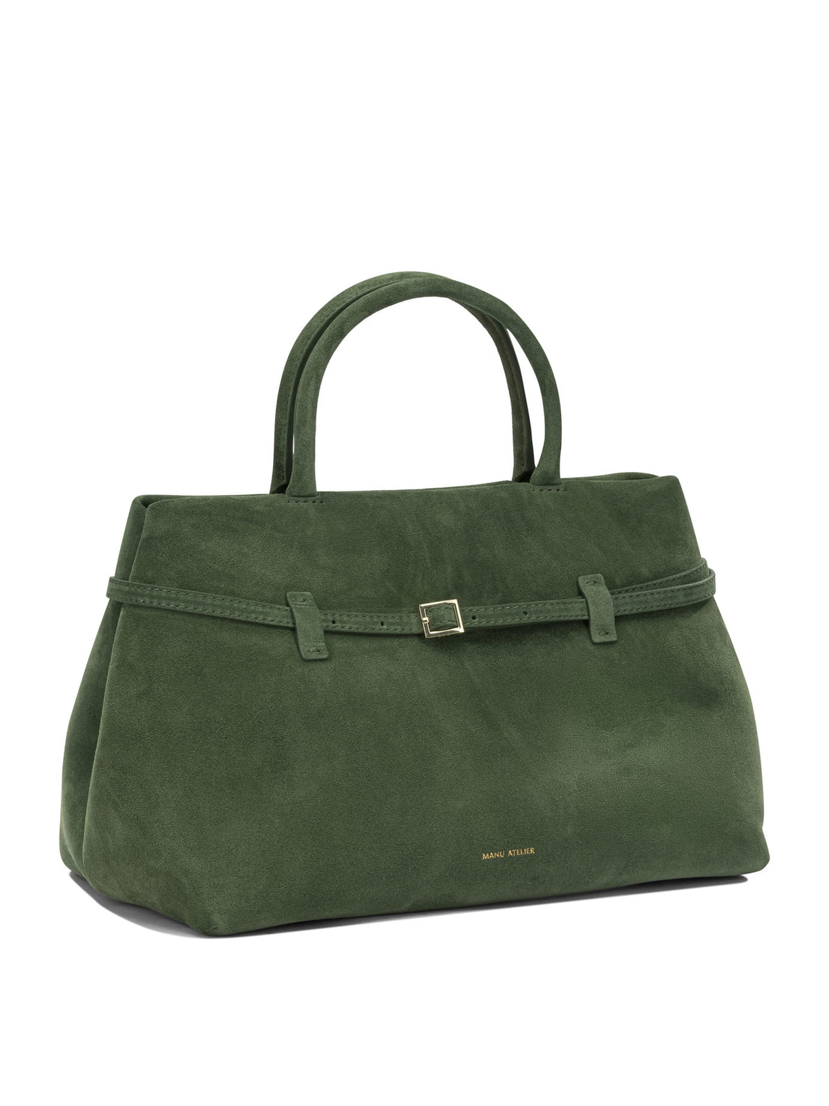 Manu Atelier "Le Cambon 35" Medium Handbag - Green