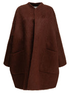 Max Mara Short coat made of alpaca and wool - Red