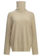 Max Mara Wool and cashmere turtleneck sweater - Beige