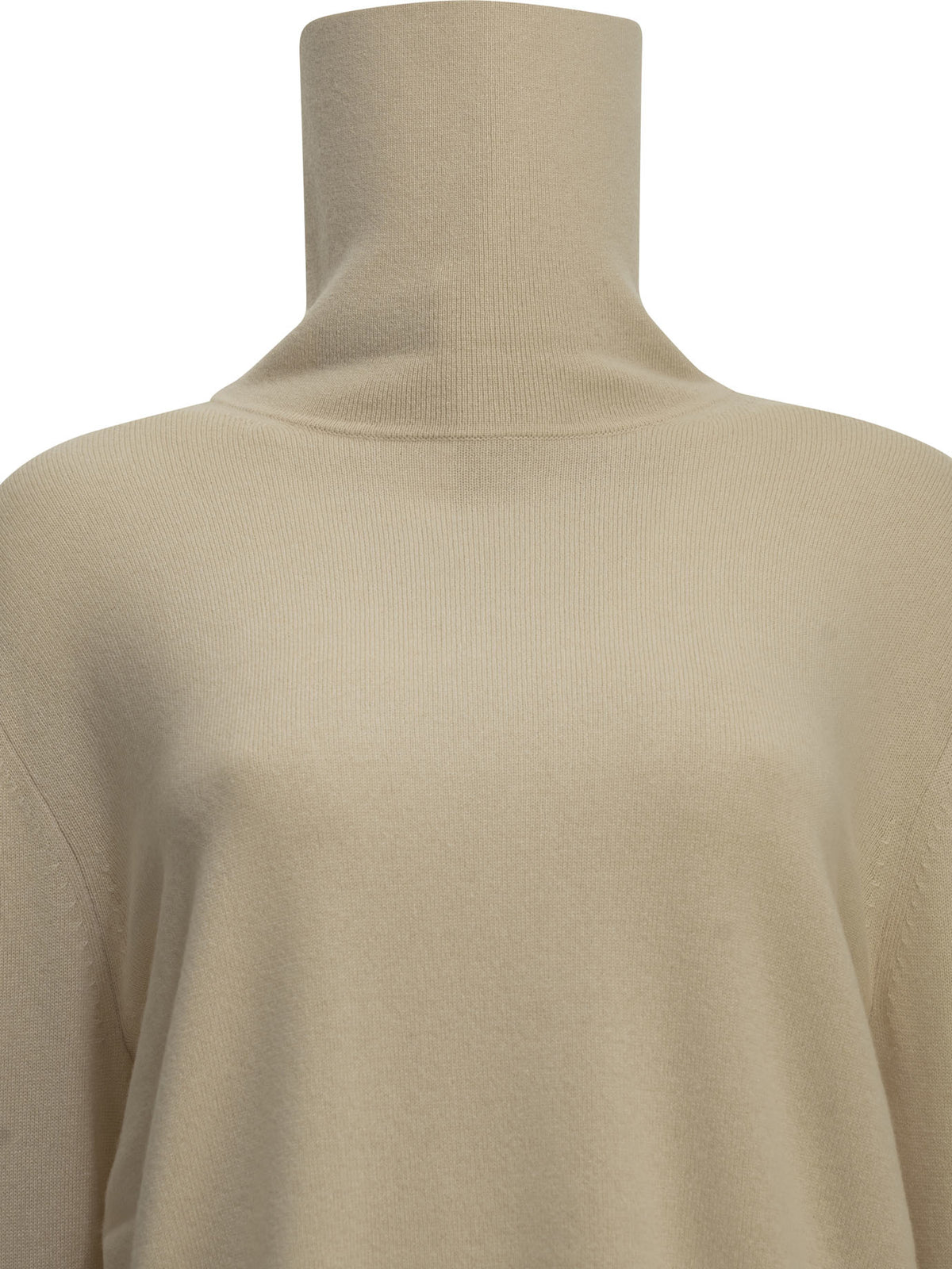 Max Mara Wool and cashmere turtleneck sweater - Beige