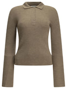Max Mara Cashmere polo shirt - Beige