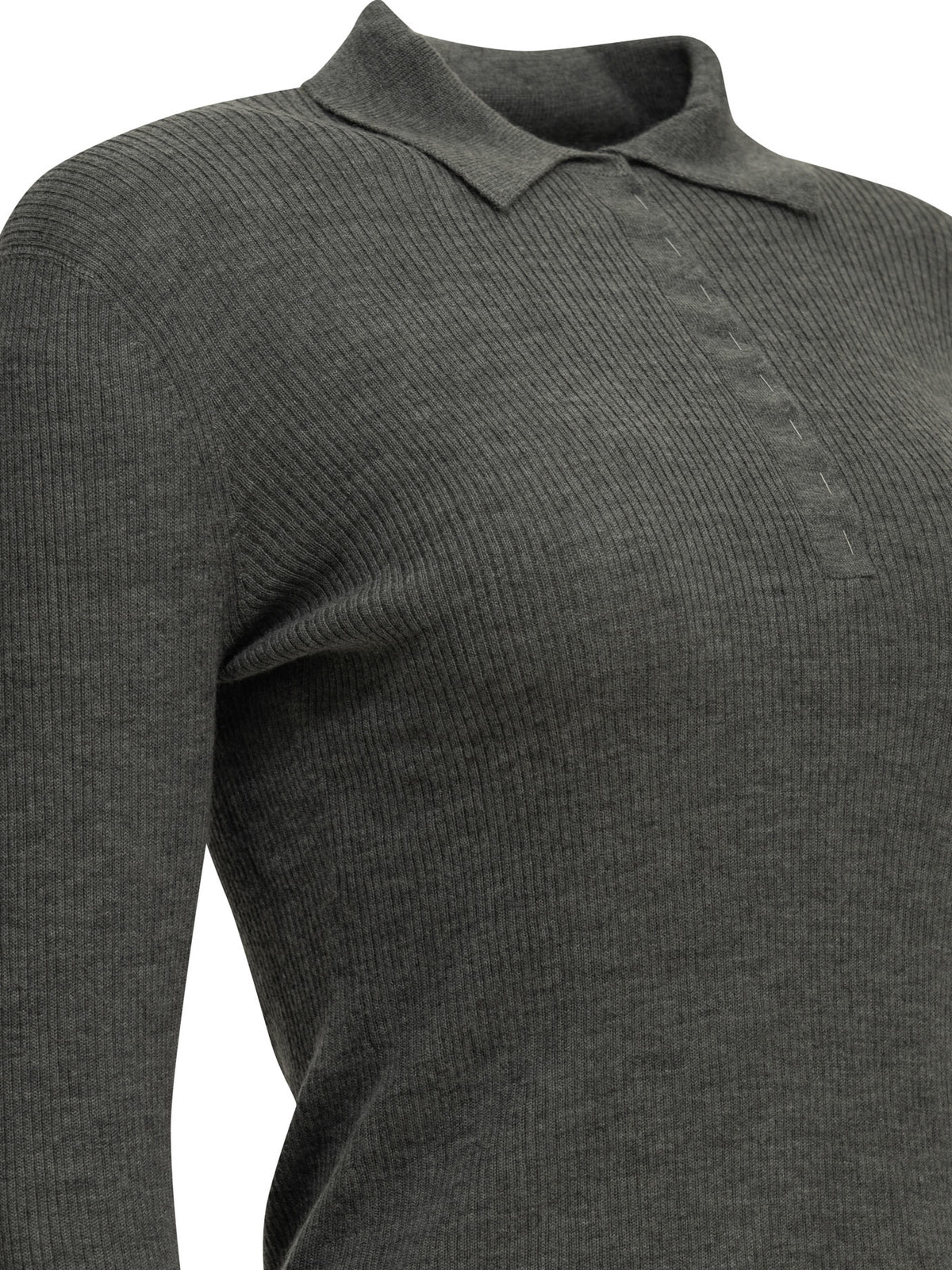 Max Mara Cashmere polo shirt - Grey