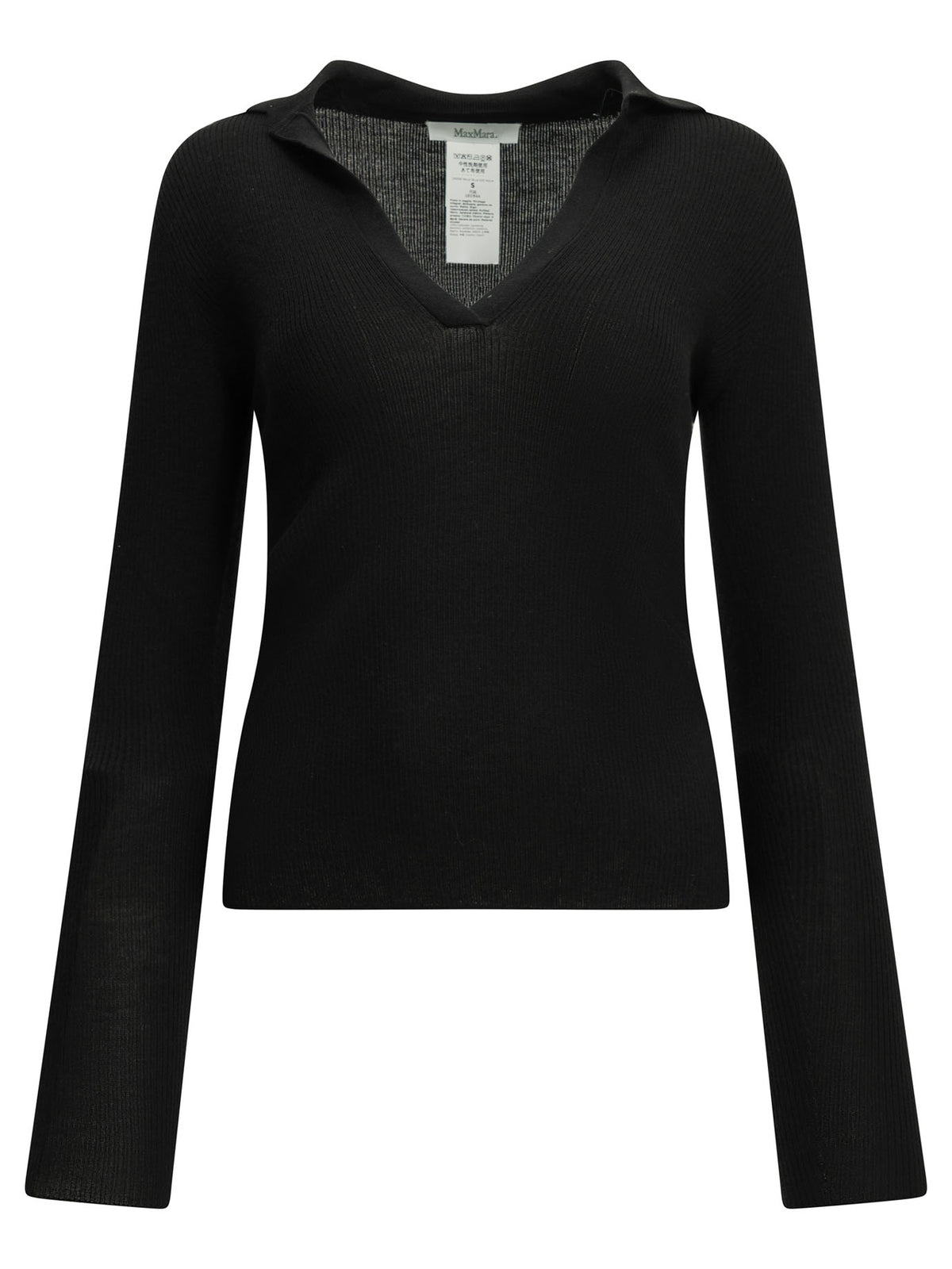Max Mara Cashmere polo shirt - Black