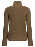 Max Mara Virgin Wool Turtleneck Sweater - Brown