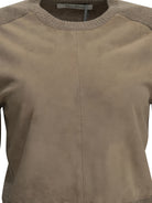 Max Mara Crew-neck sweater made of wool and cashmere - Beige