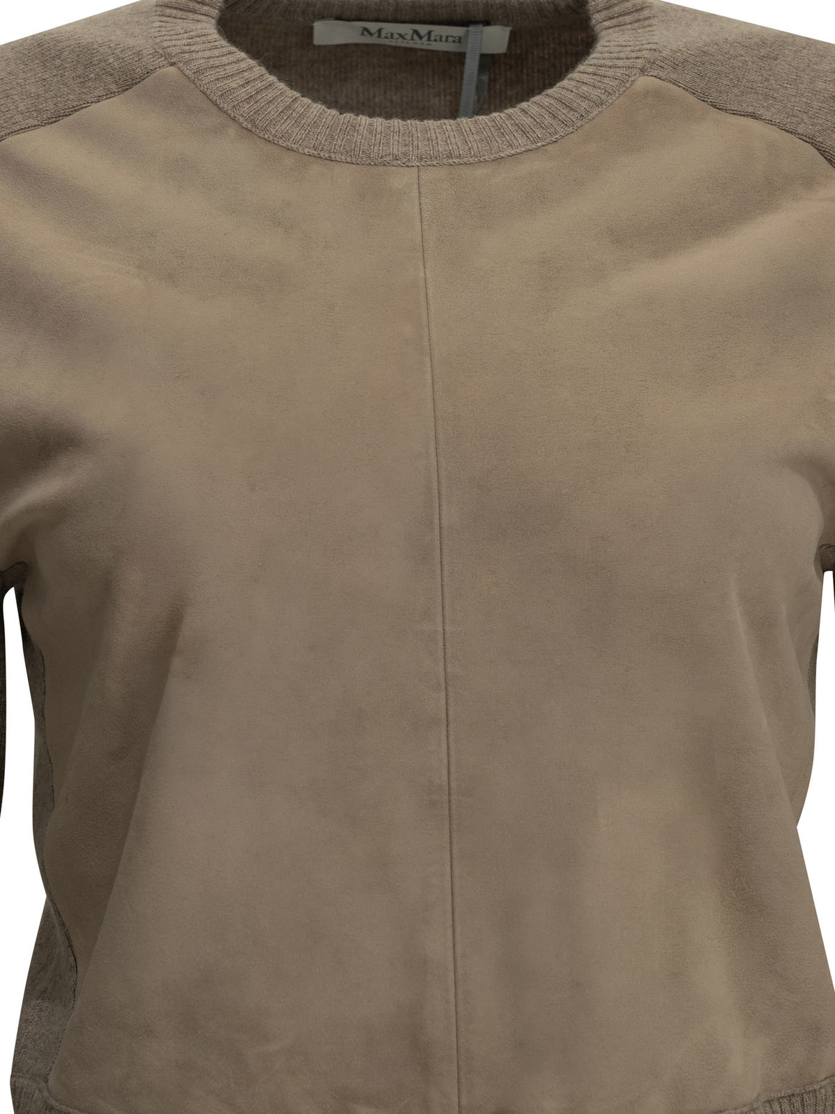 Max Mara Crew-neck sweater made of wool and cashmere - Beige