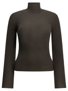Max Mara Virgin wool turtleneck sweater - Brown