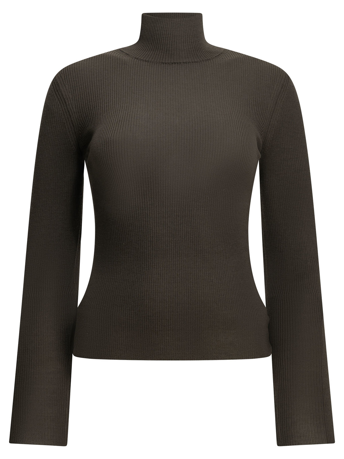Max Mara Virgin wool turtleneck sweater - Brown