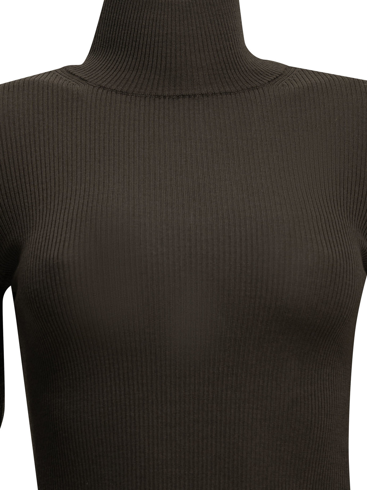 Max Mara Virgin wool turtleneck sweater - Brown