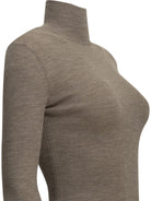Max Mara Virgin wool turtleneck sweater - Beige