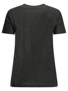 Max Mara Crewneck T-shirt with logo - Grey