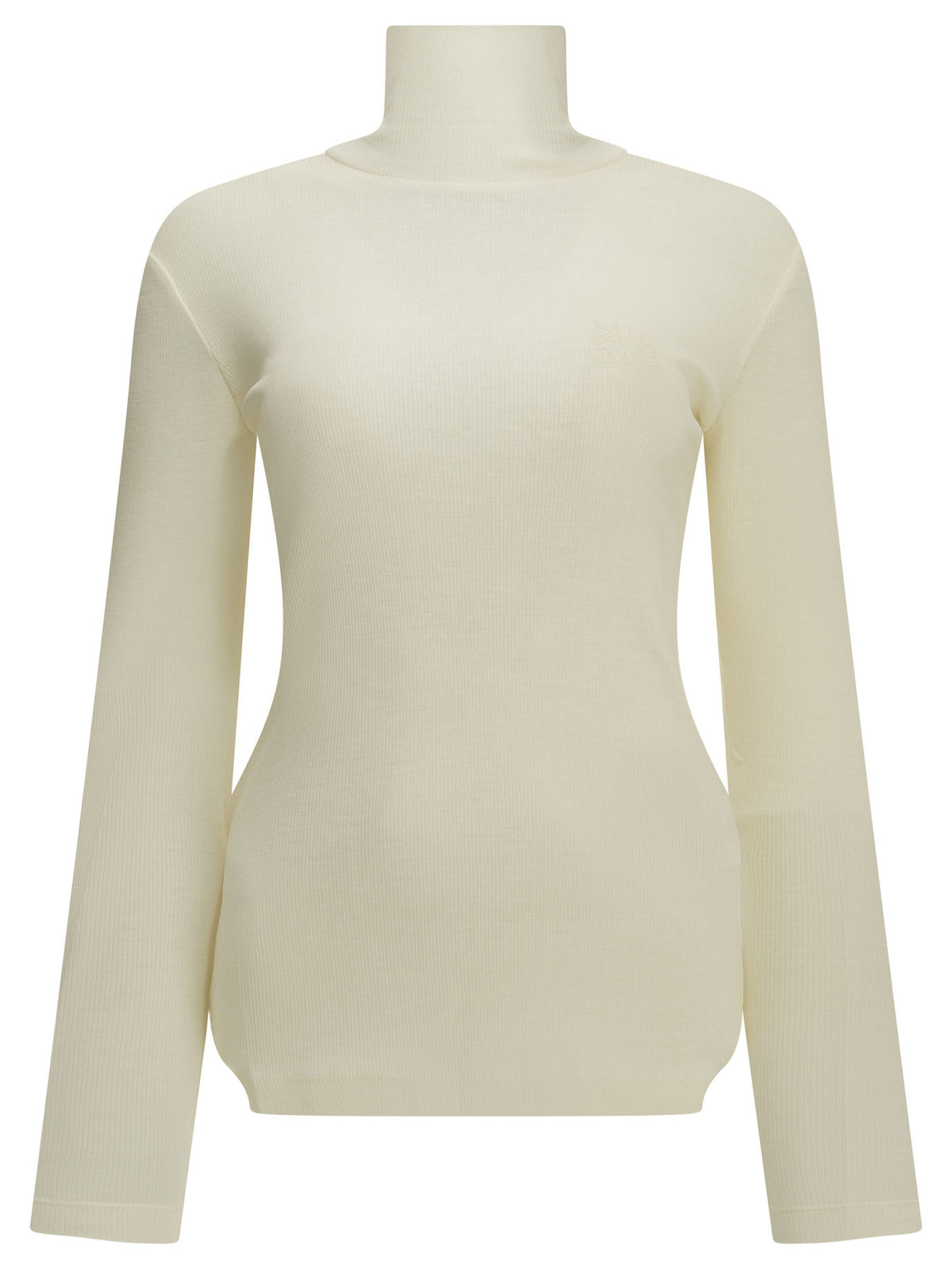 Max Mara Wool jersey turtleneck sweater - White