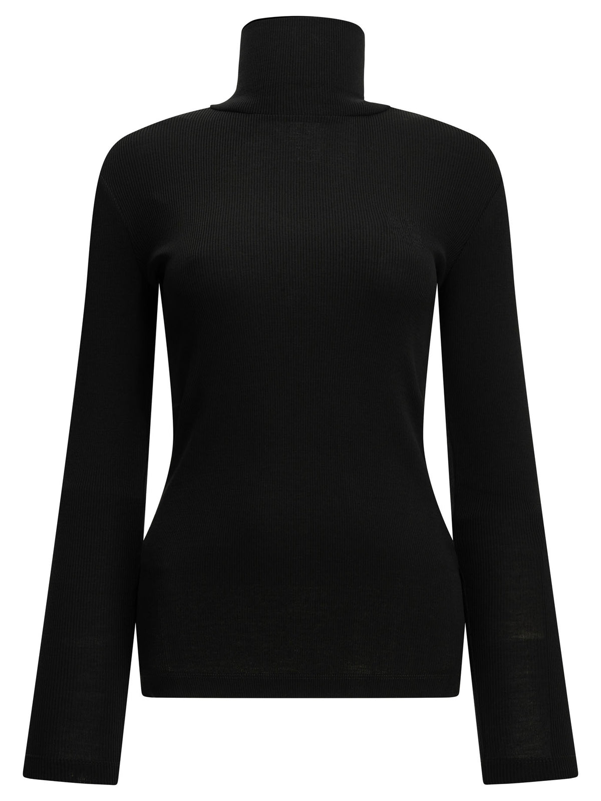 Max Mara Wool jersey turtleneck sweater - Black