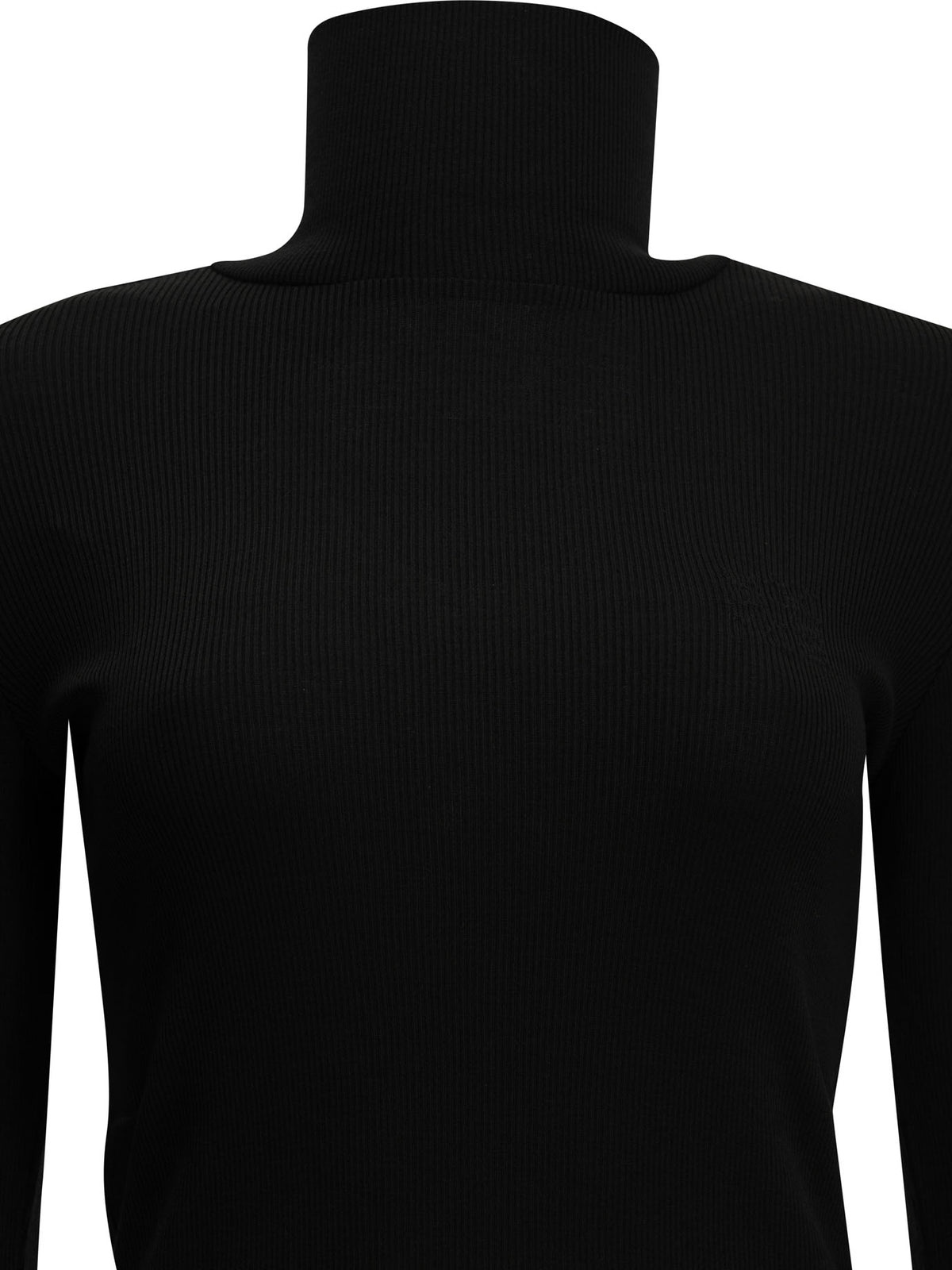 Max Mara Wool jersey turtleneck sweater - Black