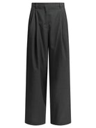 Max Mara Studio Tailored wool pants - Grey
