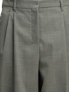 Max Mara Studio Tailored wool pants - Grey