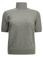 Max Mara Studio Wool Turtleneck Sweater - Grey