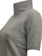 Max Mara Studio Wool Turtleneck Sweater - Grey