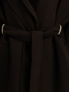Max Mara Sportmax Long coat in pure wool - Brown