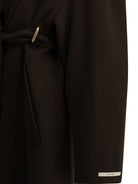 Max Mara Sportmax Long coat in pure wool - Brown