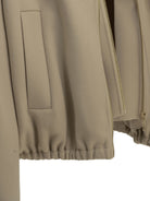 Max Mara Sportmax Virgin Wool Bomber Jacket - Beige