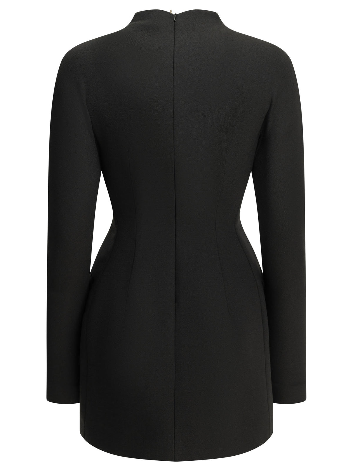 Max Mara Sportmax Short dress made of stretch wool - Black