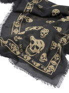 Alexander McQueen Scarves & Silk scarves - Black