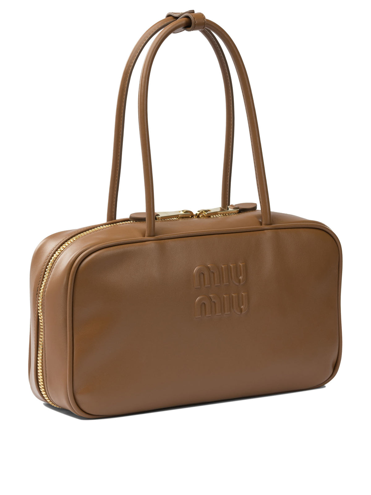 Miu Miu "Beau" Medium Handbag - Brown