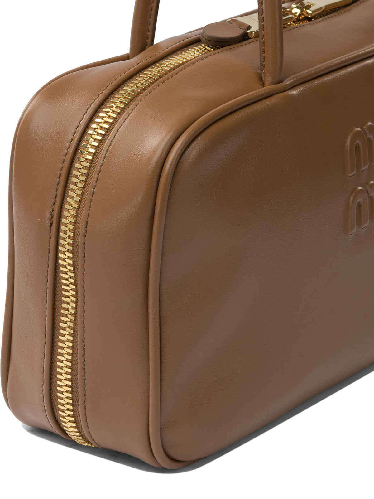 Miu Miu "Beau" Medium Handbag - Brown
