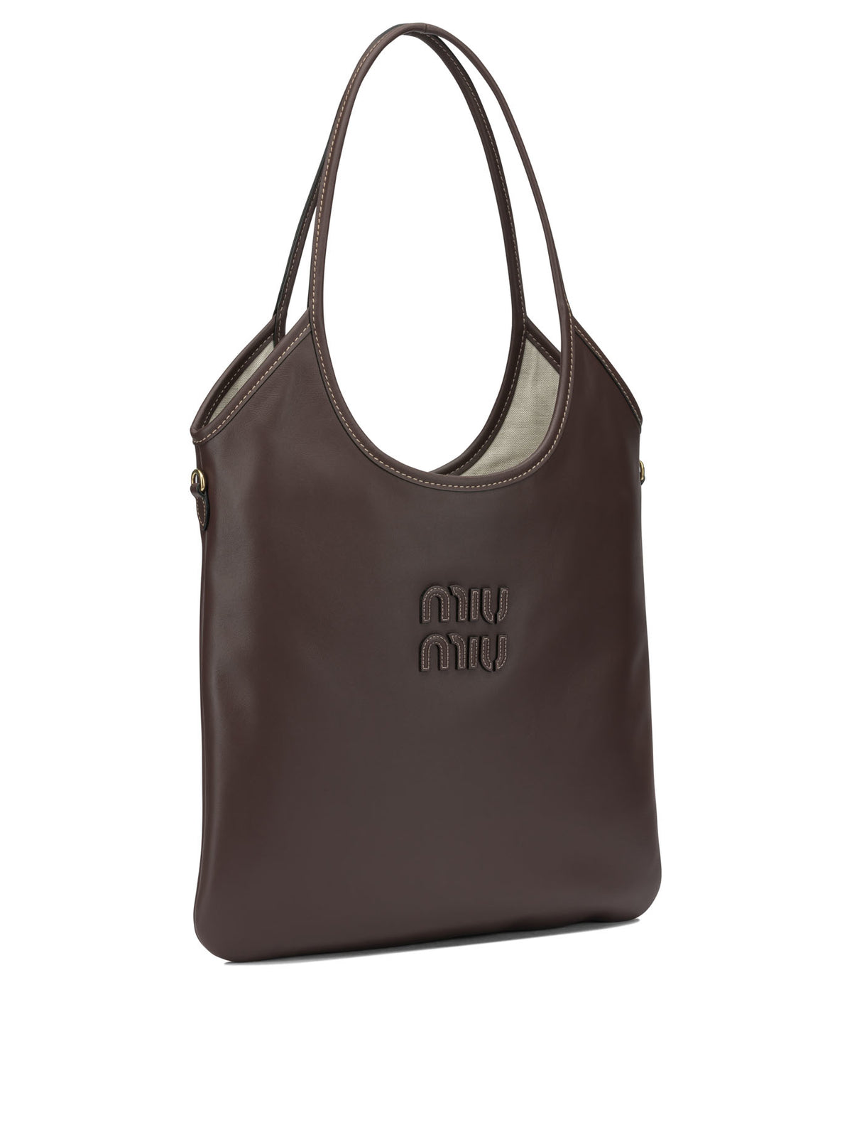 Miu Miu "IVY" Medium shoulder bag - Brown