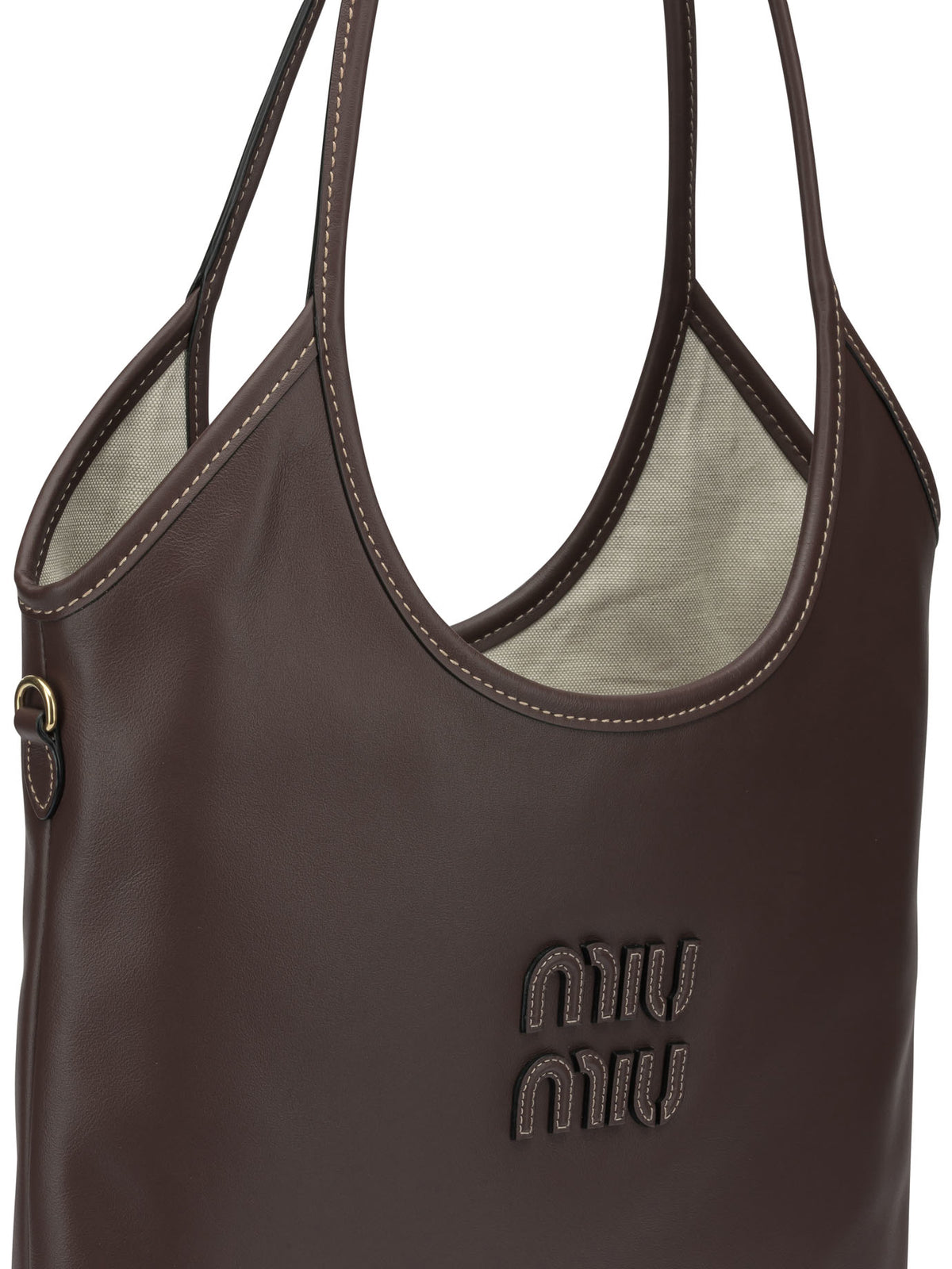 Miu Miu "IVY" Medium shoulder bag - Brown