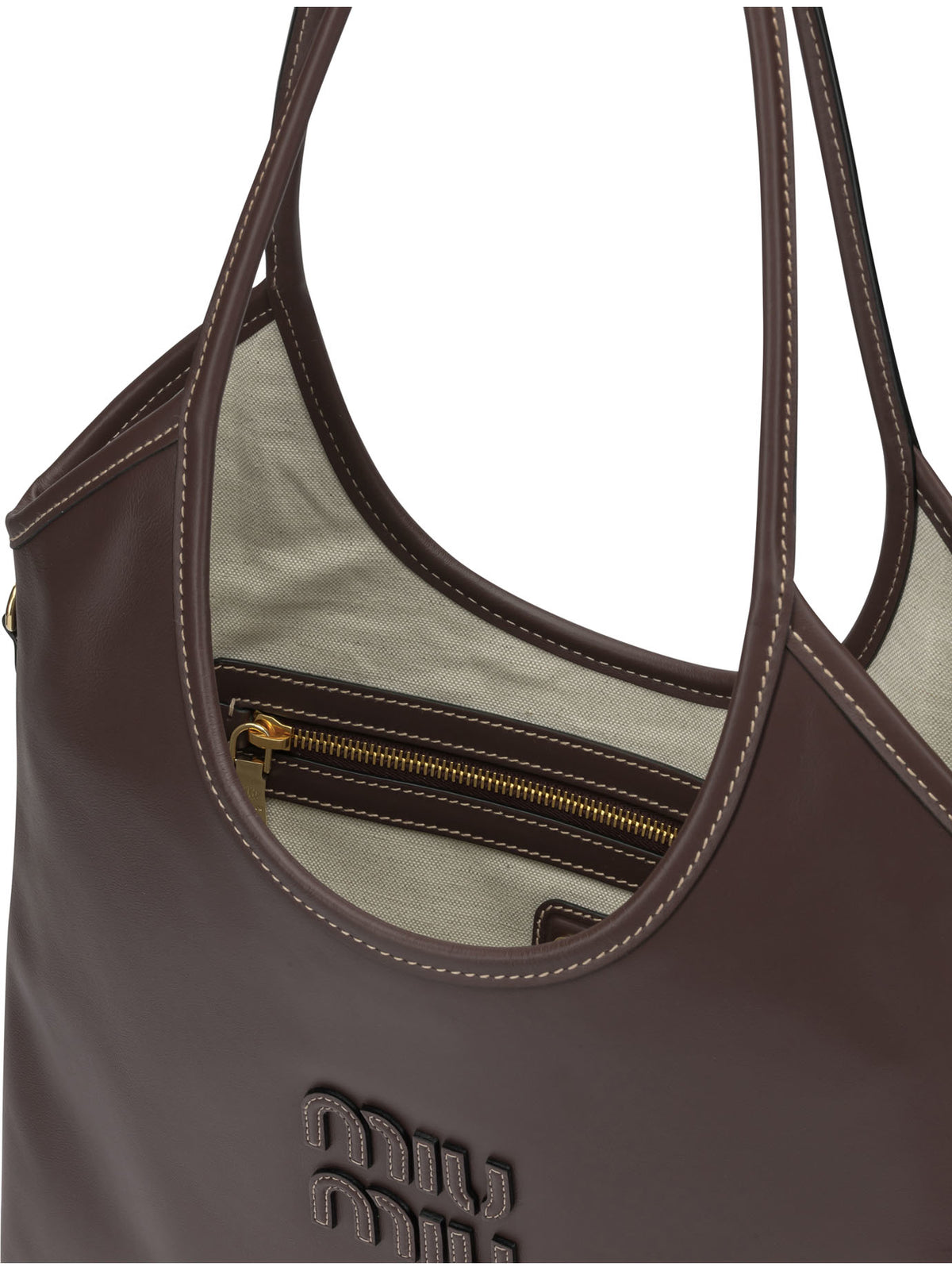 Miu Miu "IVY" Medium shoulder bag - Brown