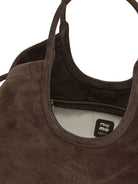 Miu Miu "Ivy" Large Shoulder Bag - Brown