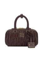 Miu Miu "Arcadie" Mini Handbag - Burgundy