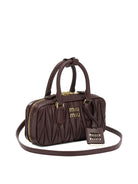 Miu Miu "Arcadie" Mini Handbag - Burgundy