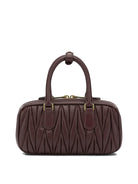 Miu Miu "Arcadie" Mini Handbag - Burgundy