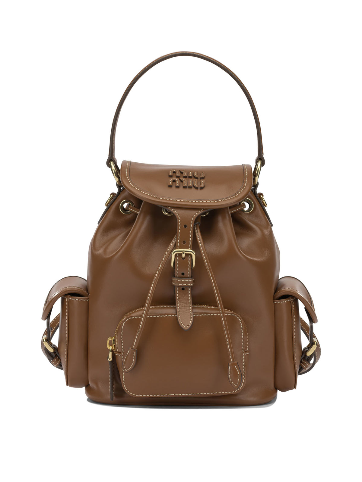 Miu Miu Leather backpack - Brown