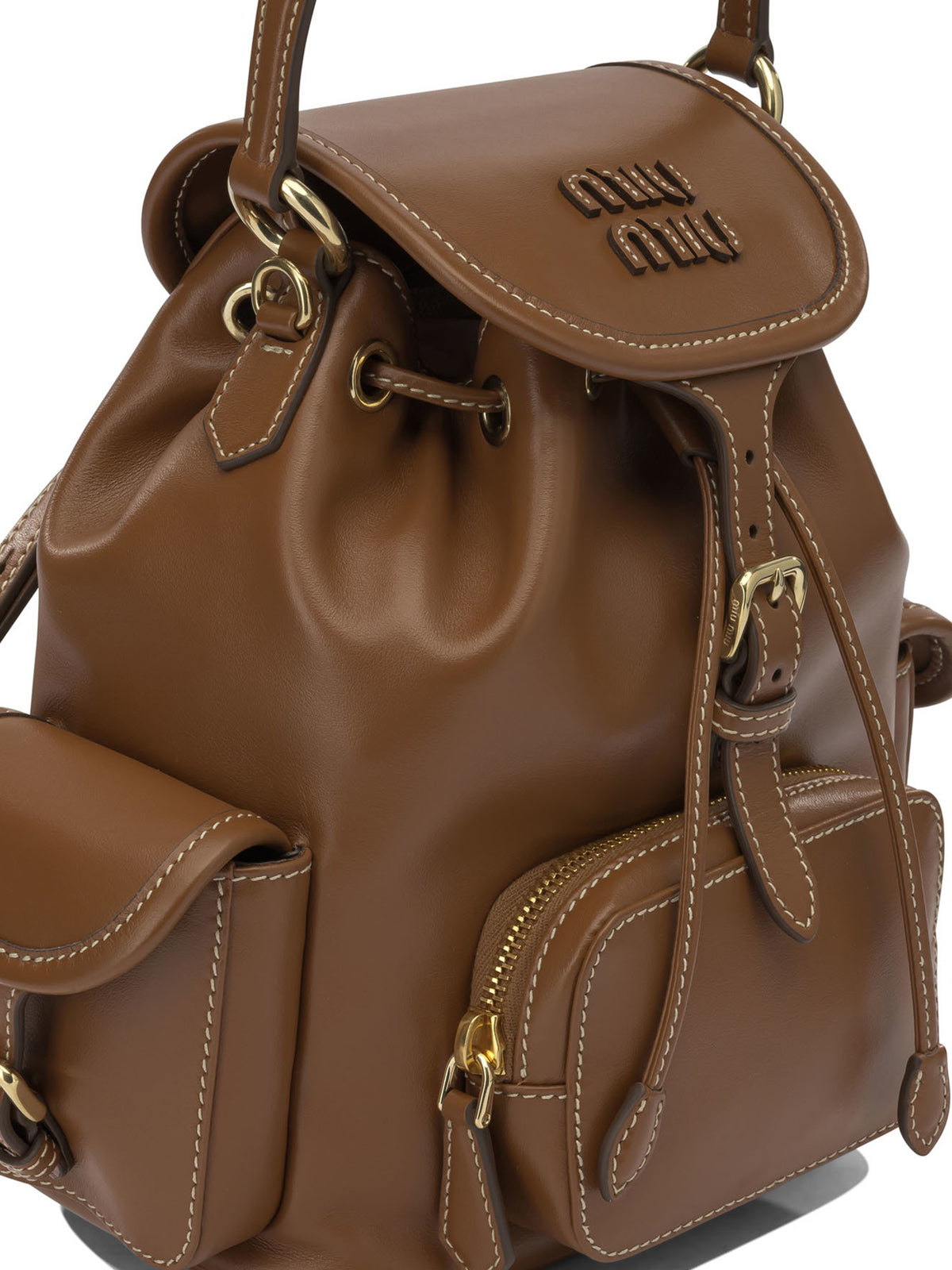 Miu Miu Leather backpack - Brown