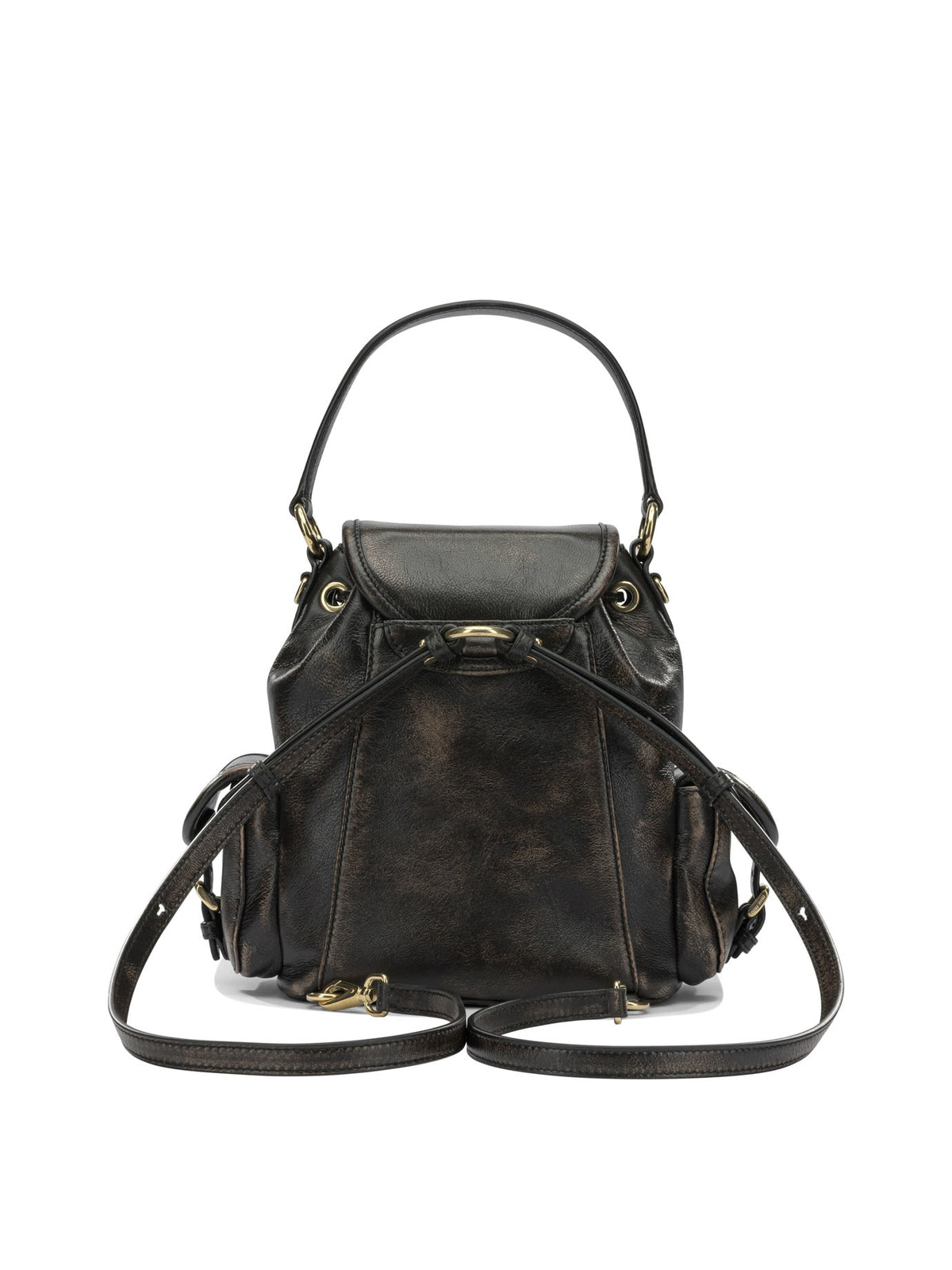 Miu Miu Leather backpack - Black
