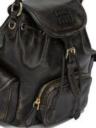 Miu Miu Leather backpack - Black