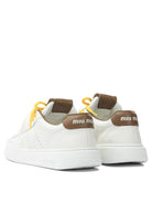 Miu Miu Low top leather sneakers - White