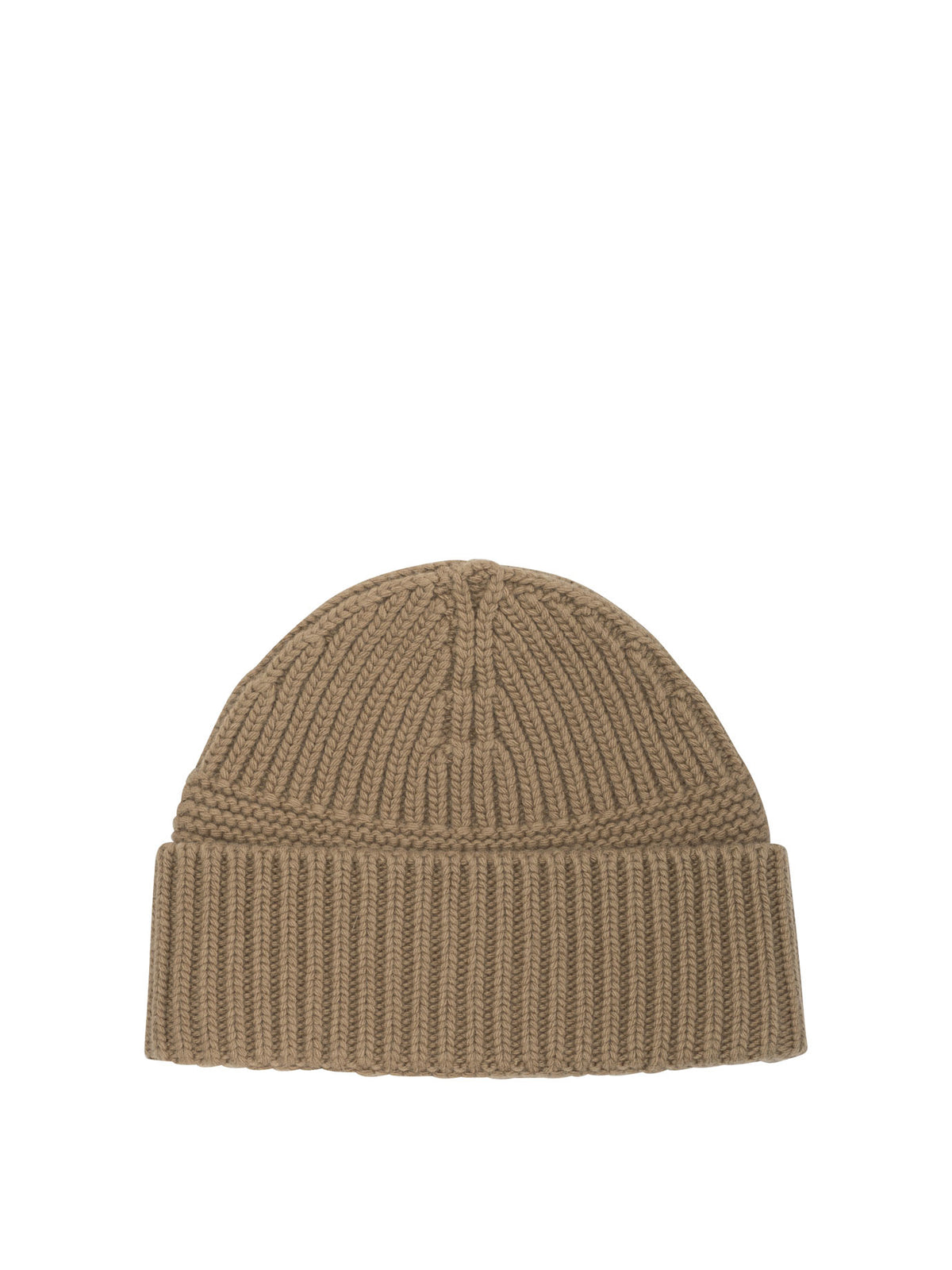 Miu Miu Wool and cashmere beanie with logo - Beige
