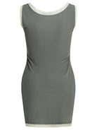 Miu Miu Stretch jersey short dress - Grey