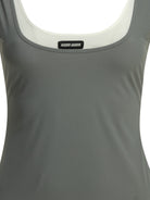 Miu Miu Stretch jersey short dress - Grey