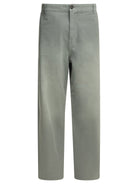 Miu Miu Casual cotton twill pants - Grey