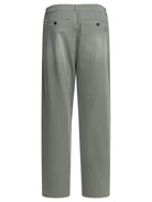 Miu Miu Casual cotton twill pants - Grey
