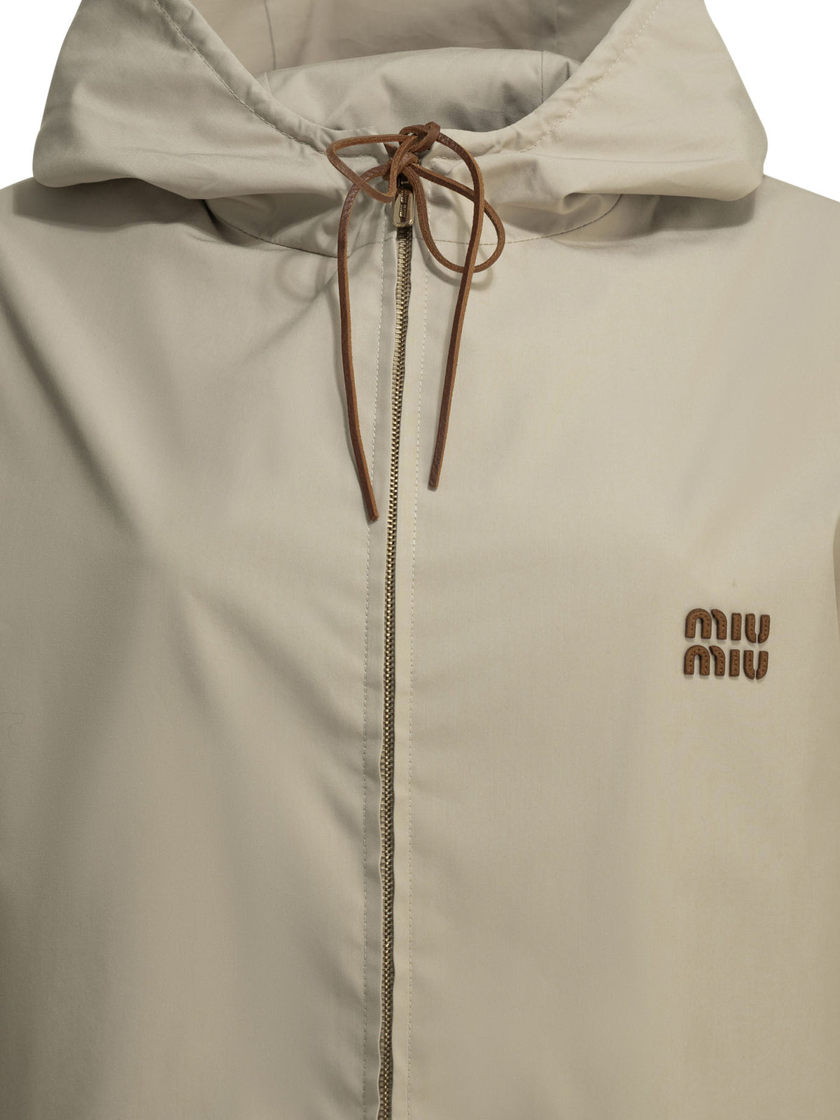 Miu Miu Lightweight cotton panama jacket - Beige