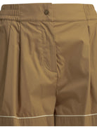Moncler Utility shorts with reverse logo - Beige